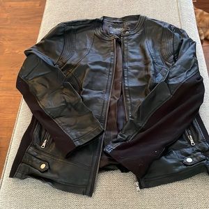 Pleather black jacket
